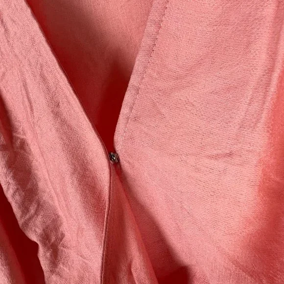 NWT Six/Fifty The Summer Tank Top Surplice Neckline Coral Size Small S NEW - Picture 6 of 10